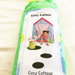 Playhouse Cozy Cottage kids Kitty Catkin new 44" high x 29 3/4” wide EZ assemble